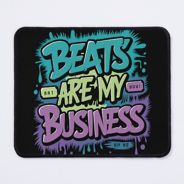Item preview, Beats are my business Hip Hop Icons Tribute to Legendary Rappers Design designed and sold by RadDeck.