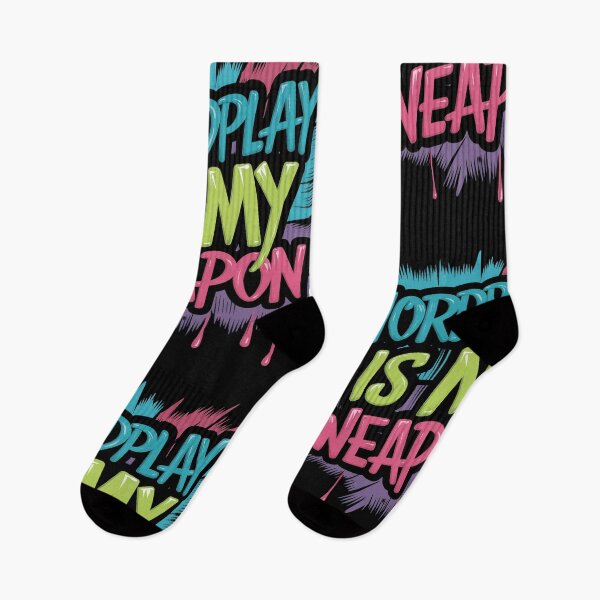 Item preview, Words are my weapon Boom Bap Rhythm Classic 90s Hip Hop Design designed and sold by RadDeck.