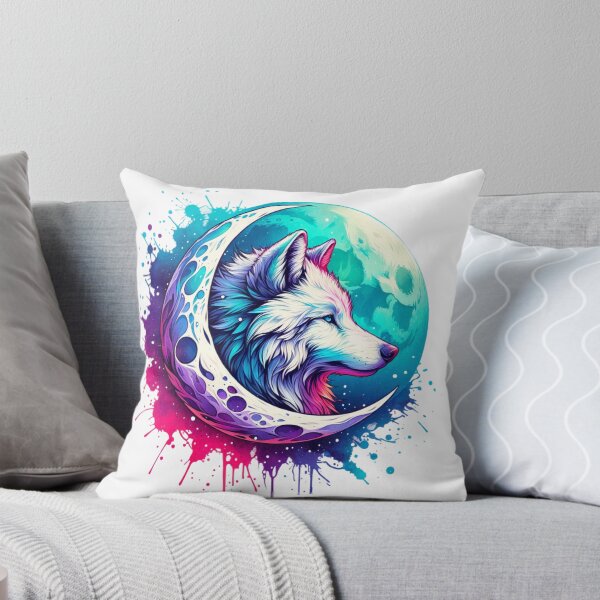 Item preview, Wolf and Moon Enchantment designed and sold by JesNoh.