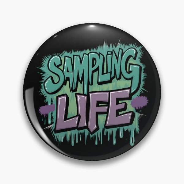 Item preview, Sampling Life Classic Hip Hop Vinyl 90s Rap Music Design designed and sold by RadDeck.