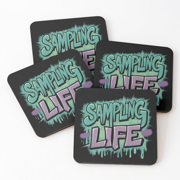 Item preview, Sampling Life Classic Hip Hop Vinyl 90s Rap Music Design designed and sold by RadDeck.