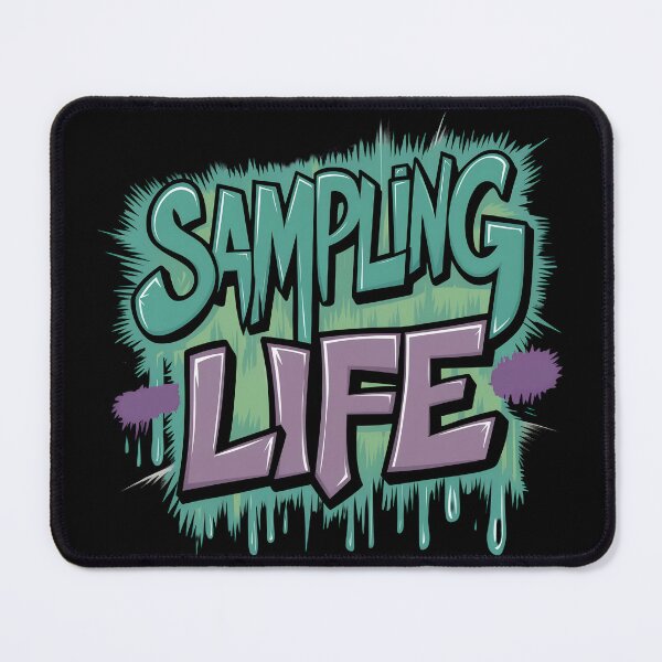 Item preview, Sampling Life Classic Hip Hop Vinyl 90s Rap Music Design designed and sold by RadDeck.
