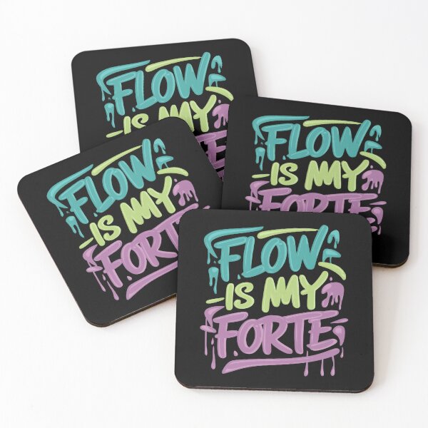 Item preview, Flow is my forte Hip Hop Head Ultimate Rap Fan Design designed and sold by RadDeck.