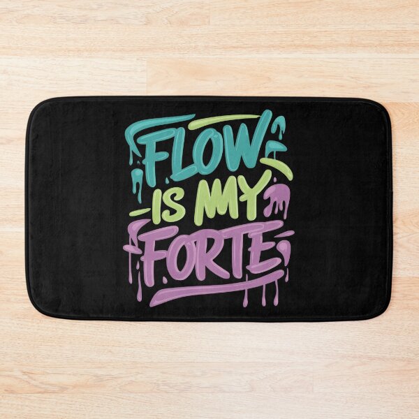 Item preview, Flow is my forte Hip Hop Head Ultimate Rap Fan Design designed and sold by RadDeck.