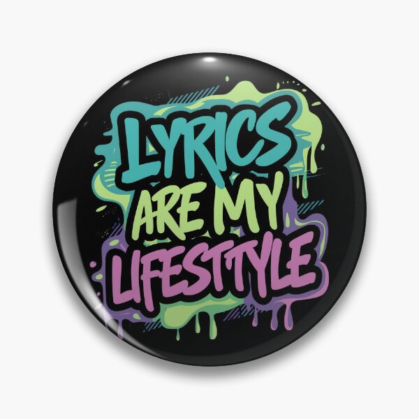 Item preview, Lyrics are my lifestyle Hip Hop Culture Icons Legendary Rapper Design designed and sold by RadDeck.