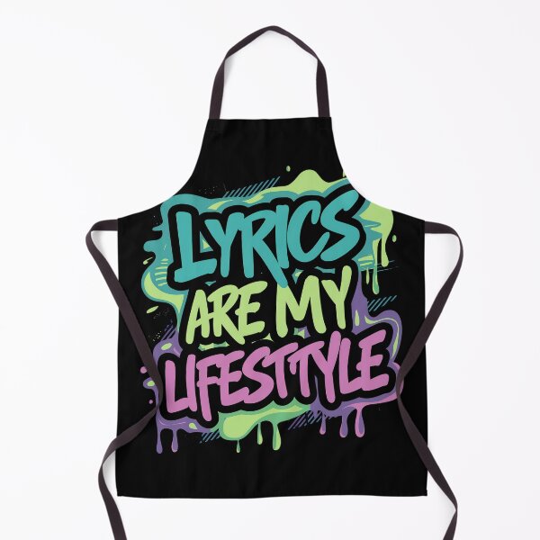 Item preview, Lyrics are my lifestyle Hip Hop Culture Icons Legendary Rapper Design designed and sold by RadDeck.