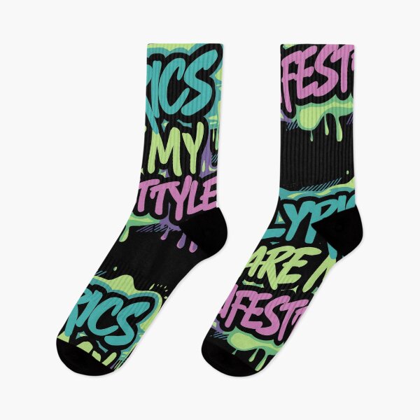 Item preview, Lyrics are my lifestyle Hip Hop Culture Icons Legendary Rapper Design designed and sold by RadDeck.