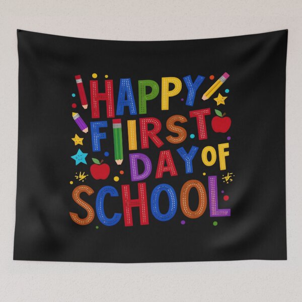 Item preview, happy first day of school designed and sold by GogoGrove.