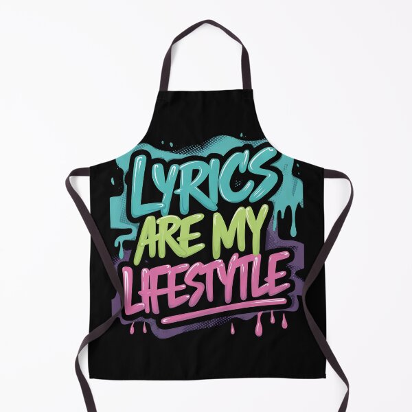 Item preview, Lyrics are my lifestyle Hip Hop Artistry Rap Culture Creativity Design designed and sold by RadDeck.