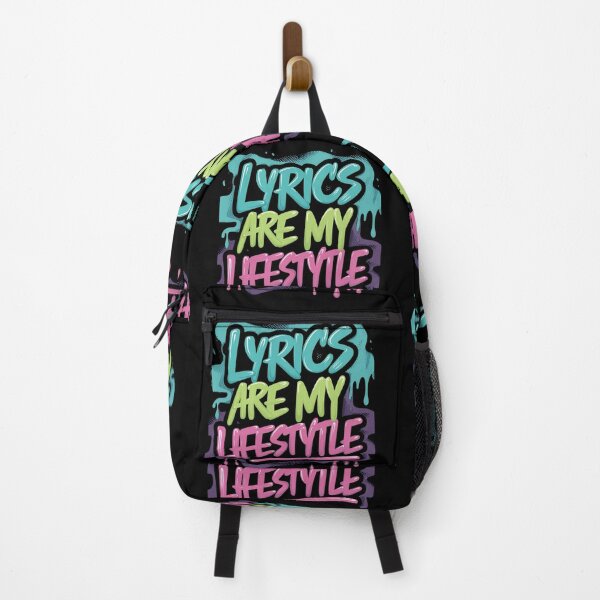 Item preview, Lyrics are my lifestyle Hip Hop Artistry Rap Culture Creativity Design designed and sold by RadDeck.
