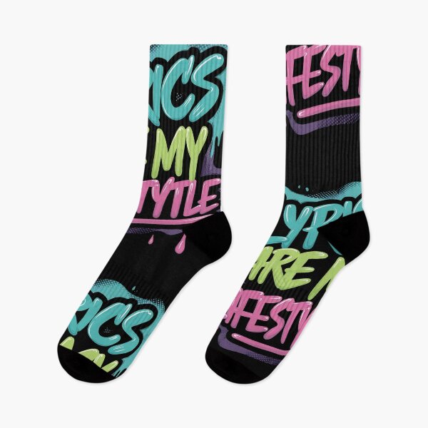 Item preview, Lyrics are my lifestyle Hip Hop Artistry Rap Culture Creativity Design designed and sold by RadDeck.