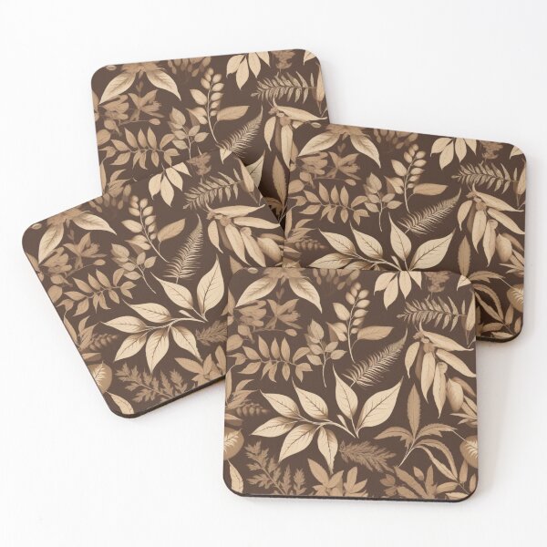 Item preview, retro autumn flowers and plants designed and sold by blankshirt.