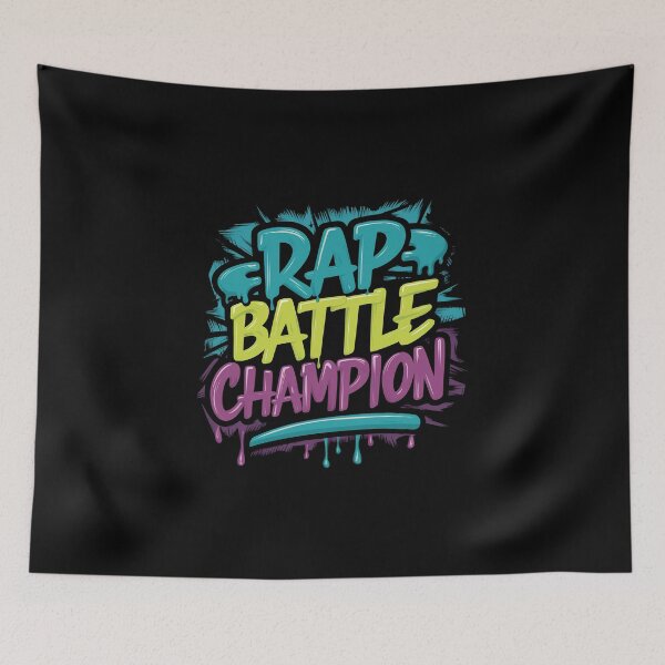 Item preview, Rap Battle Champion Hip Hop Flow Rap Verses Design designed and sold by RadDeck.