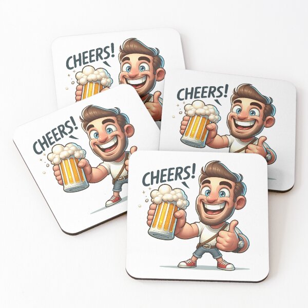 Item preview, Cheers to beers! designed and sold by Black Sands Art.