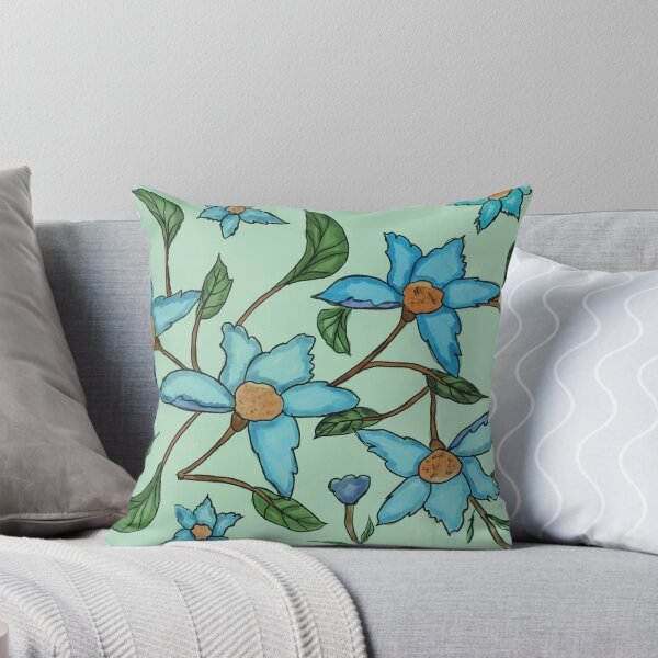 Item preview, Blue Flowers entwined. designed and sold by BeeDazzzled.
