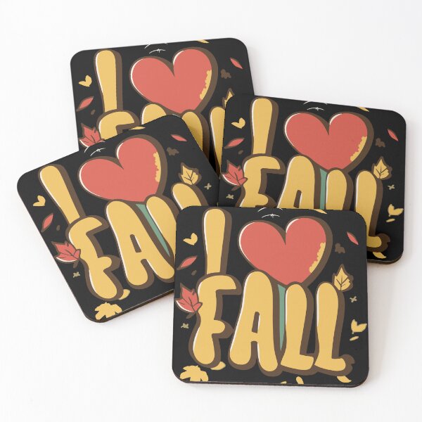 Item preview, I Love Fall Autumn Leaves designed and sold by flippinsg.