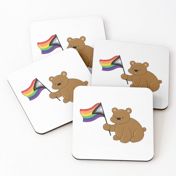 Item preview, Pride Bear (Progress Flag) designed and sold by Rustmm.
