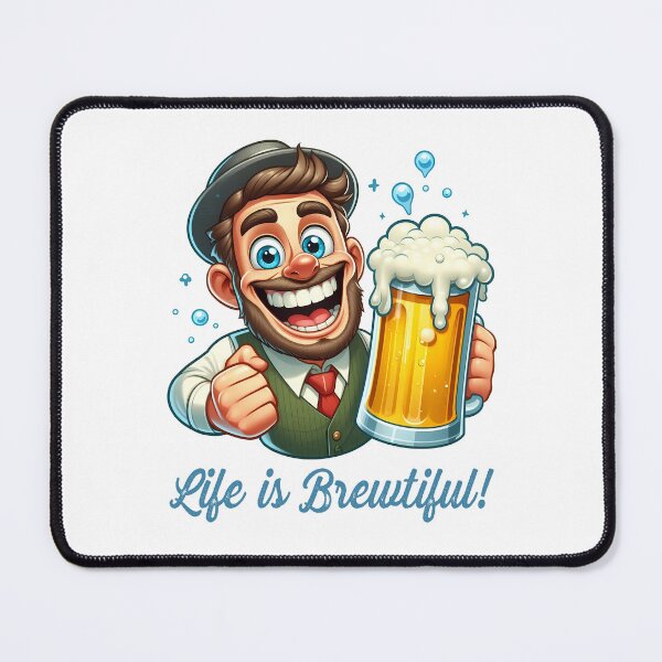 Item preview, Life is Brewtiful! designed and sold by Black Sands Art.