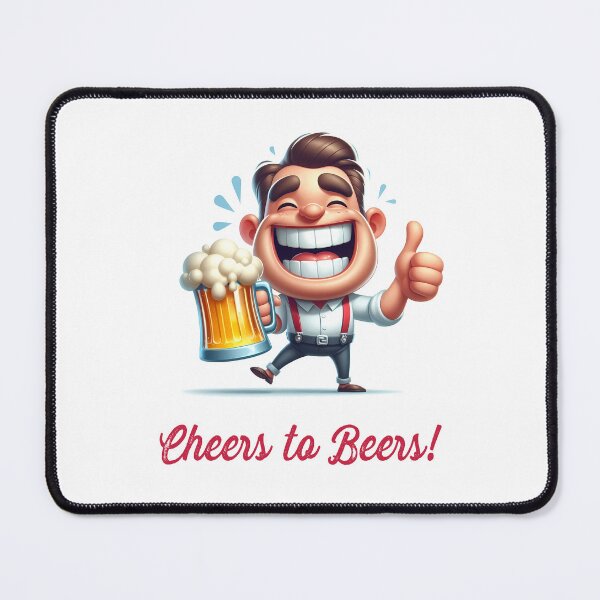 Item preview, Cheers to beers!  designed and sold by Black Sands Art.
