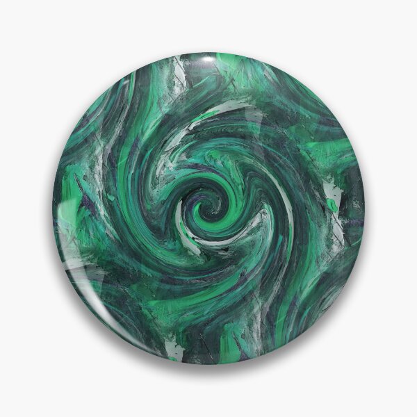 Item preview, Retro Green Marble Wave Swirl Pattern designed and sold by Artistestella.