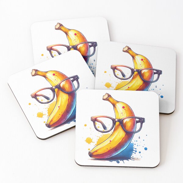 Aperçu de l'œuvre Banane avec des lunettes créée et vendue par JesNoh.