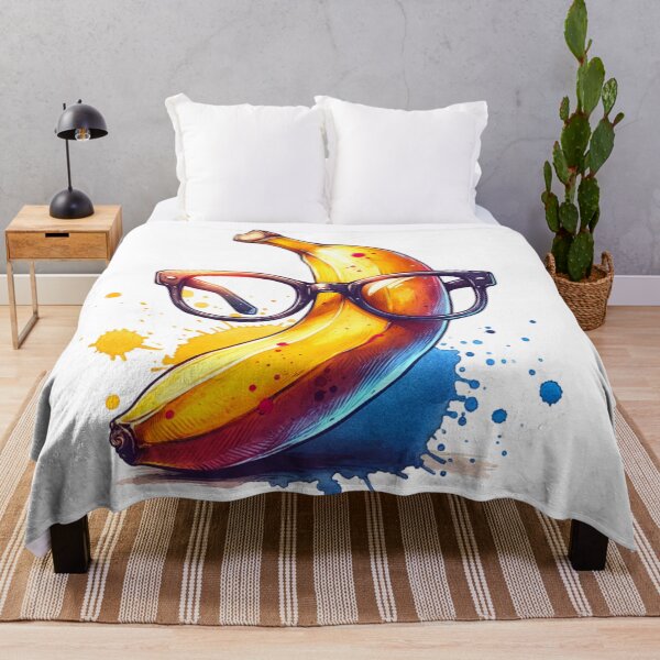 Aperçu de l'œuvre Banane avec des lunettes créée et vendue par JesNoh.