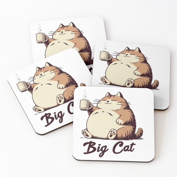Item preview, Art Illustration cartoon funny of a cute Big Cat vintage style designed and sold by dakaseli.