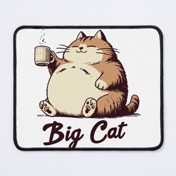 Item preview, Art Illustration cartoon funny of a cute Big Cat vintage style designed and sold by dakaseli.