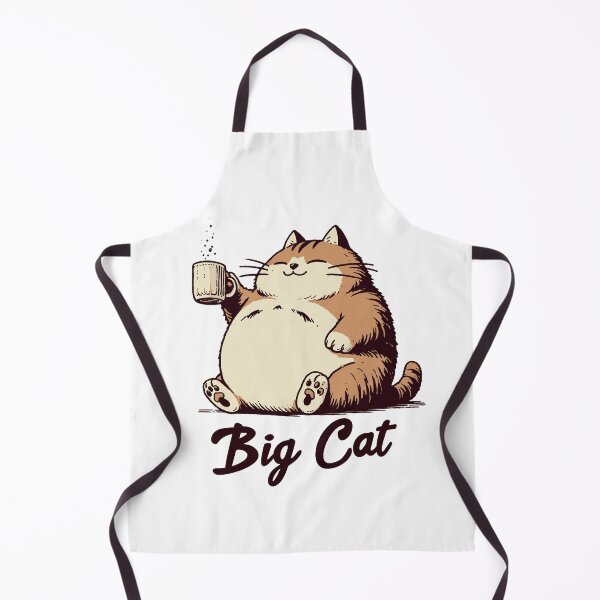 Item preview, Art Illustration cartoon funny of a cute Big Cat vintage style designed and sold by dakaseli.