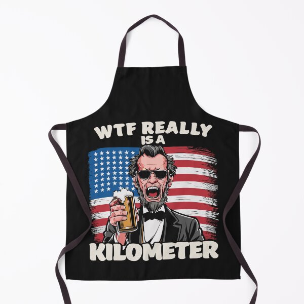 Artikelvorschau, WTF, ist das wirklich ein Kilometer? Lustiges Lincoln-Design-T-Shirt entworfen und verkauft von markymaarty.
