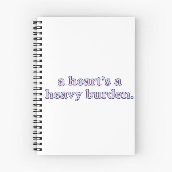 Item preview, a heart's a heavy burden. designed and sold by omnipotentboom.