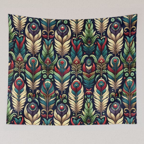 Item preview, Native American Feather Pattern designed and sold by Travelcases.