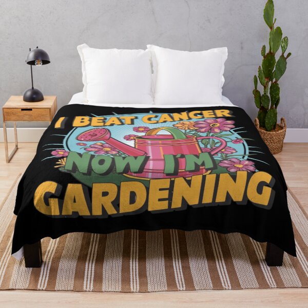 Item preview, I Beat Cancer Now I'm Gardening designed and sold by SewnMemories.