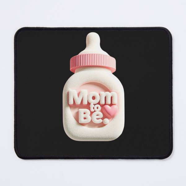 Item preview, Adorable Mom To Be Baby Announcement Design with Cute Feeding Bottle designed and sold by StyLeHi.