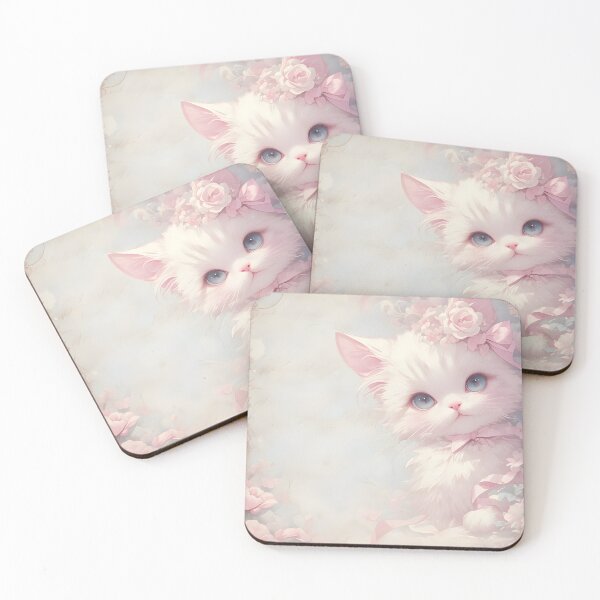 Item preview, Soft Pink Kitten designed and sold by WalkWithMimi.
