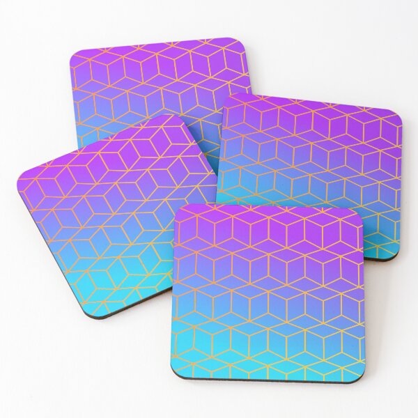 Item preview, Vibrant Geometric Gradient Pattern designed and sold by Salad's Sticker Store.
