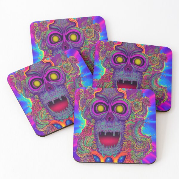Item preview, Psychedelic Bear Totem Art	 designed and sold by casianacarolin.