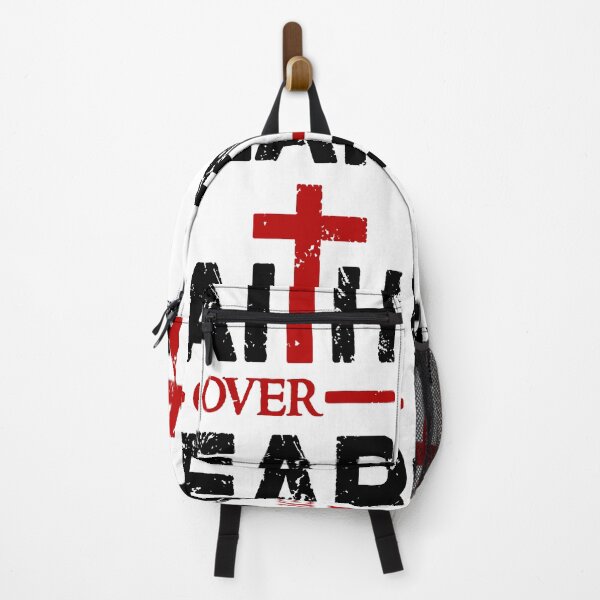 Item preview, Faith Over Fear (Black & Red Version) Distressed designed and sold by Infinite Inspirations.