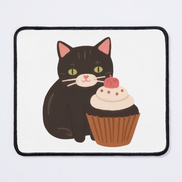 Item preview, Cute chubby funny kitty cupcake lover. designed and sold by SaraSumi.