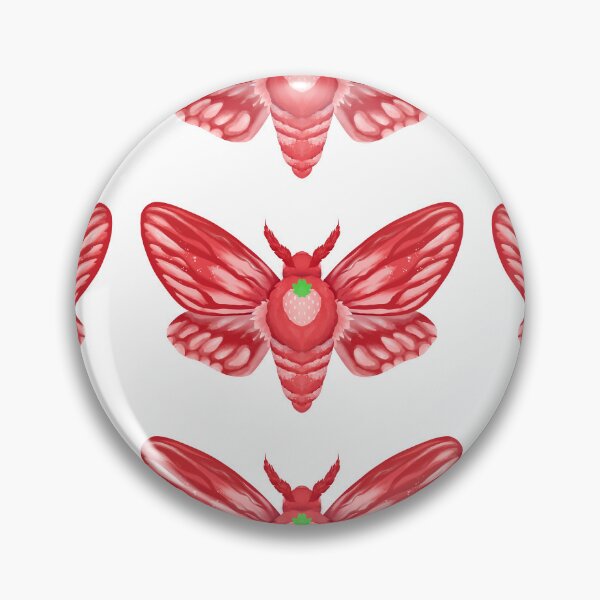 Item preview, Strawberry Hawkmoth designed and sold by CatatonicIllus.