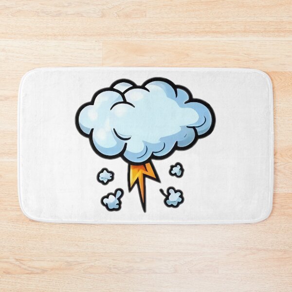 Item preview, Electric Sky Thundercloud Cartoon designed and sold by StickyGuys.