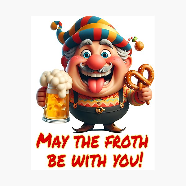 Item preview, May the froth be with you!  designed and sold by Black Sands Art.
