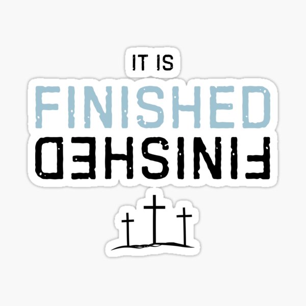 Artikel-Vorschau von Es ist vollbracht Johannes 19:30, designt und verkauft von FaithLooksGood.