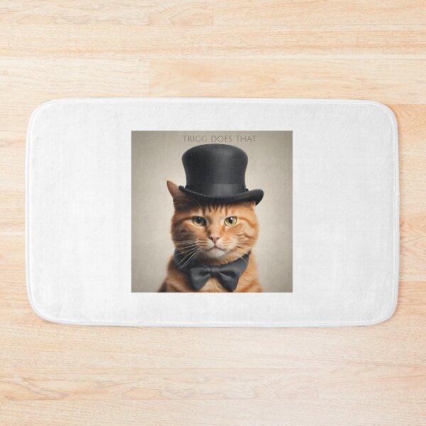 Item preview, TRIGG DOES THAT - Top Hat Ginger Cat designed and sold by TriggDoesThat.