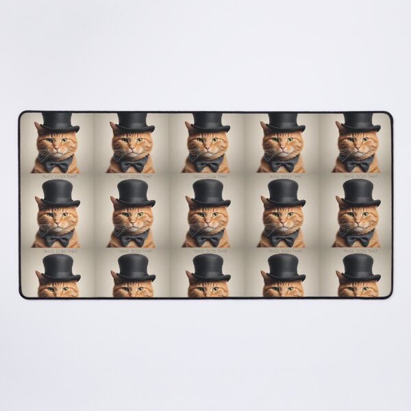 Item preview, TRIGG DOES THAT - Top Hat Ginger Cat designed and sold by TriggDoesThat.