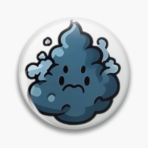 Item preview, Sulky Raincloud - Kawaii Weather Emoticon designed and sold by StickyGuys.