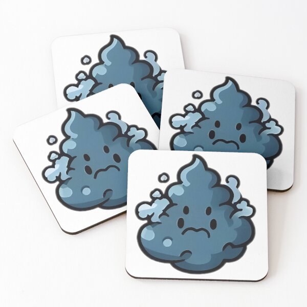 Item preview, Sulky Raincloud - Kawaii Weather Emoticon designed and sold by StickyGuys.