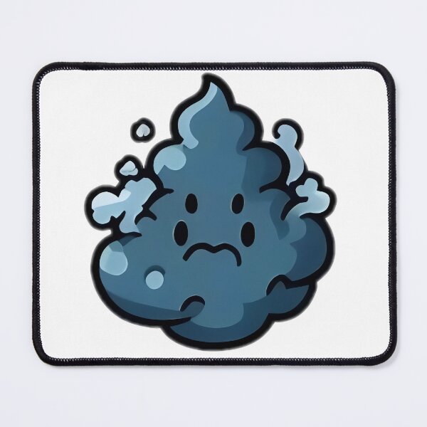 Item preview, Sulky Raincloud - Kawaii Weather Emoticon designed and sold by StickyGuys.
