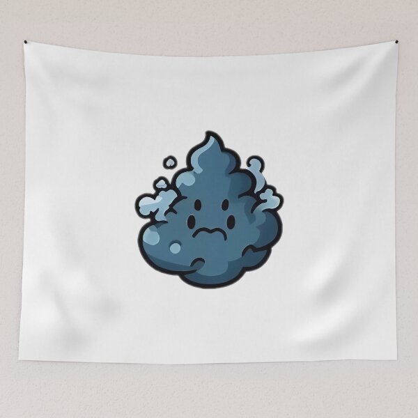 Item preview, Sulky Raincloud - Kawaii Weather Emoticon designed and sold by StickyGuys.