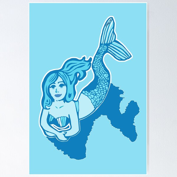 Item preview, Blue Mermaid designed and sold by Abigail Davidson.